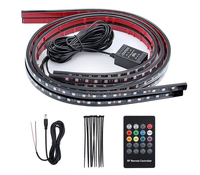 Bandes lumineuses flexibles pour châssis de voiture 12v, lumières LED RGB pour voiture, éclairage décoratif d'ambiance, système d'éclairage sous le châssis de voiture, accessoires
