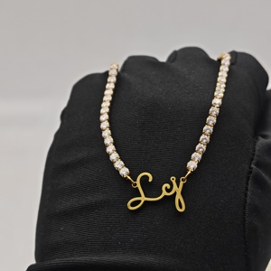 <span class=keywords><strong>Collana</strong></span> Tennis Personalizzata in Acciaio Inossidabile con Zirconi Certificata CE, Regalo Trendy <span class=keywords><strong>per</strong></span> la <span class=keywords><strong>Festa</strong></span> <span class=keywords><strong>della</strong></span> <span class=keywords><strong>Mamma</strong></span> - Product Image 6