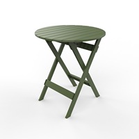 Table à manger ronde pliable moderne en plastique, table basse pliable pour patio, jardin, balcon, pelouse, café, repas en plein air