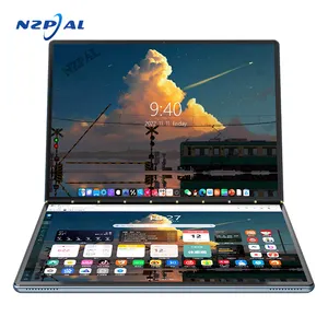 Hot Sale Brandneuer Doppel-Dual-Screen-Laptop Win 11 Quad-Core-Computer 13,5 13,5 Zoll DDR5 16GB 1TB SSD Business-Laptop