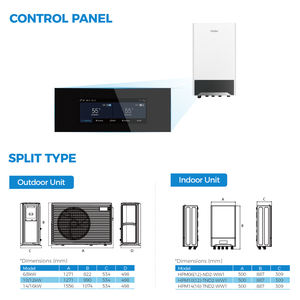 16kw DC Inverter Air Source Pompe À Chaleur Machine Haute Efficacité Sécurité pour La <span class=keywords><strong>Maison</strong></span> Hiver <span class=keywords><strong>Chauffage</strong></span> Refroidissement <span class=keywords><strong>Solaire</strong></span> R290 - Product Image 4
