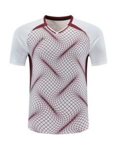 Jersey Tenis Bernapas Custom Print Nama Cepat Kering Kaos Voli Pria Jersey Tenis Meja Profesional Dewasa Pakaian Olahraga - Product Image 3