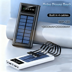 <span class=keywords><strong>Batterie</strong></span> <span class=keywords><strong>Externe</strong></span> <span class=keywords><strong>Solaire</strong></span> Power Bank Chargeur Mobile <span class=keywords><strong>Solaire</strong></span> 20000mAh 30000mAh 40000mAh 50000mAh avec Câbles - Product Image 6