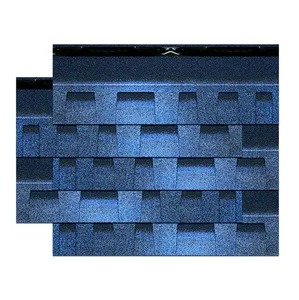 Tejas de camuflaje azul para techo, azulejos laminados para Canadá y México, estándar americano, muestra gratis
