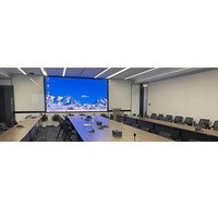 Mur vidéo LED P1.8 intérieur Ultra HD à épissure sans soudure, haute luminosité pour salles de conférence, bureaux, halls d'accueil, centres commerciaux, banques, aéroports