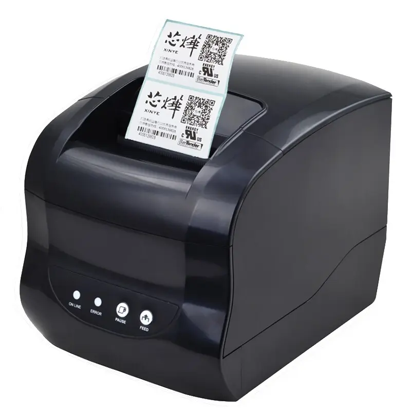 XP-365B etikett Barcode-Aufkleber drucker Thermo empfangs drucker Bill Printing Machine 20mm-80mm für Android iSO Windows