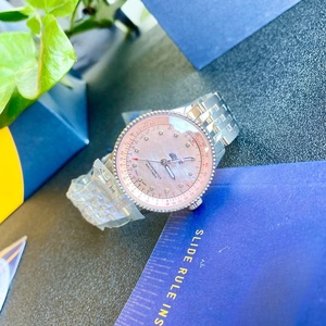 Elegante Reloj de Pulsera Automático para Mujer con Esfera de Circonio Brillante, Correa de Acero Inoxidable, Reloj de Vestir de Lujo para Banquete - Product Image 3