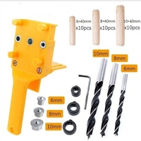 Gabarit de perçage rapide pour bois en plastique ABS, qualité DIY, 6/8/10 mm, localisateur de perçage, perforateur pour menuiserie, personnalisable, support OEM
