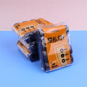 PE Materials Household Kitchen Black Strong Thick Bin Liners Trash Bag