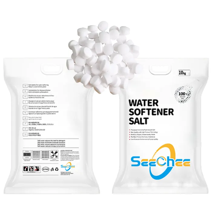 White Tablet Water Regeneration Salt for Household Water Softener