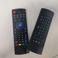 Nuevo Control Remoto Inalámbrico 2.4G MX3 Fly Air Mouse con Mini Teclado USB y Aprendizaje RF, Giroscopio de 3 Ejes para Android TV Box y PC
