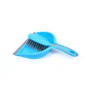 Household Cleaning Kitchen Comfort TPR Handle Dustpan With Brush