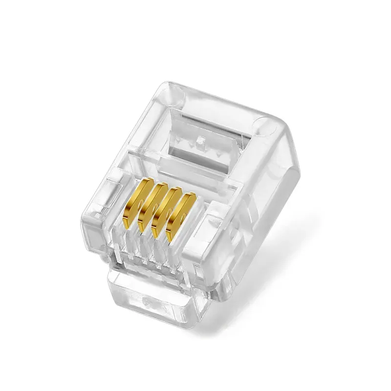 Conector de cristal de alta qualidade para CAT6A STP, conector RJ45 de alta qualidade, cabo de remendo para CAT6A, conector de rede, oferta imperdível, 2023