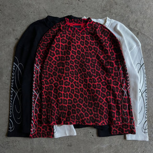T-shirt a manica lunga personalizzata Yingling con stampa Ram Hem Emotion, in <span class=keywords><strong>maglia</strong></span> waffle, all'ingrosso, streetwear unisex, vestibilità ampia, da uomo - Product Image 1