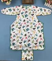 2025 bébé imperméable résistant aux taches primé combinaison idéale pour bébé Led sevrage manches longues sevrage bavoir
