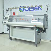 Machine à tricoter plate informatisée Offres Spéciales de bonne qualité basse opération simple de coûts d'entretien de 52 pouces