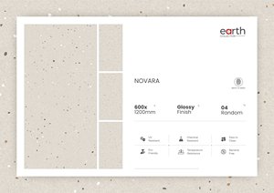 กระเบื้องพอร์ซเลนมันวาวแบบพรีเมี่ยมขนาด600x1200 | กระเบื้องบุผนังและพื้นทนทานรูปแบบขนาดใหญ่24x48 | คอลเลคชั่นหินอ่อนดูทันสมัย - Product Image 4