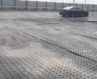 Meilleure vente de tapis de route de construction en PE à usage intensif tapis de protection du sol portable de haute qualité avec service de coupe