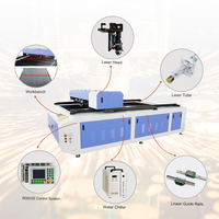 Machine de découpe et de gravure laser CO2 mixte Foster 150w 180w 300w en acier métallique, acrylique, PVC 1325, prix