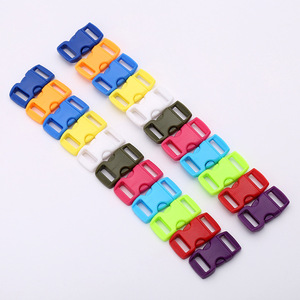 Boucles à dégagement latéral en plastique de 10 mm, colorées, pour sacs, bracelets, colliers, accessoires de sacs durables de couleur unie - Product Image 1