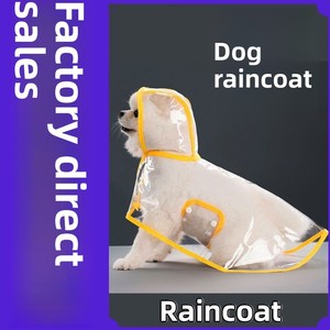 Factory <strong>Wholesale</strong> Waterproof EVA Eco-Friendly Material Transparent Casual Design for Small &amp; Large Dogs <strong>Raincoat</strong> - Product Image 6