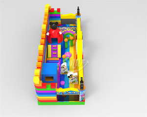 Venta de fábrica personalizar niños al aire libre <span class=keywords><strong>Mickey</strong></span> animado tema puente Castillo dibujos animados Casa de rebote Parque de Atracciones inflable - Product Image 5