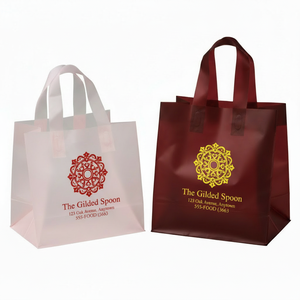 Matte Finish Plastic Shopping Bags For A Premium And Sophisticated Look - Product Image 1