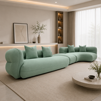 Canapé modulaire de luxe moderne, canapé nuage, ensemble de canapés en L contemporains pour salon, mobilier de salon design, vente en gros