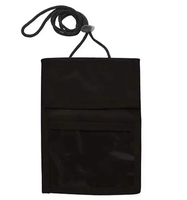Porte-badge de salon commercial avec lanière, porte-badge de petite pochette avec corde de cou