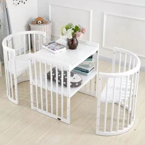 Letto Ovale Bianco per Bambini, Divano e Tavolo Didattico per Uso Ospedaliero e Domestico, Letto Gioco per Bambini - Product Image 4