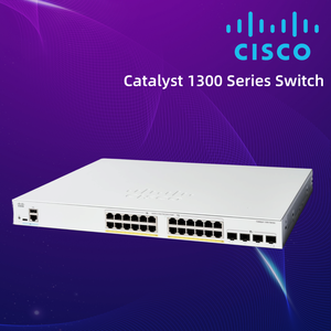 C1300-24FP-4G Cisco Catalyst 1300 Serie 24 Port Gigabit Full POE <span class=keywords><strong>Switch</strong></span> - Product Image 1