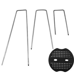 Style moderne 6 pouces 9 pouces paysage U forme clou agrafe à <span class=keywords><strong>gazon</strong></span> galvanisé à chaud <span class=keywords><strong>agrafes</strong></span> à <span class=keywords><strong>gazon</strong></span> en U galvanisé - Product Image 3