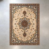 Tapis en velours cristal persan personnalisés pour salon, tapis bohème, grands tapis et carpettes sur mesure