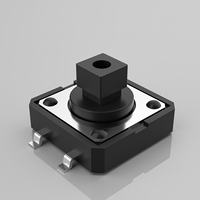 Interrupteur Tactile de Haute Qualité 12x12, Bouton Poussoir 3P 12x12x7.3mm, Interrupteur Tactile SMD pour Jouets