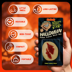 GP Professional Blister réutilisable Faux Latex Scar <span class=keywords><strong>Kit</strong></span> pour <span class=keywords><strong>Zombie</strong></span> Monster Halloween SFX Makeup Body Painting Supplies - Product Image 2