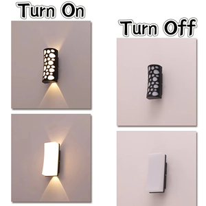 Lámparas de pared LED blancas cálidas modernas lámparas de pared acrílicas <span class=keywords><strong>para</strong></span> exteriores <span class=keywords><strong>para</strong></span> Hotel Villa Exterior balcón terraza calle Jardín decoraciones - Product Image 3