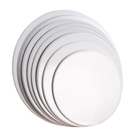 Plateaux à gâteau ronds en carton argenté de qualité supérieure, 10 pouces, personnalisables en gros pour usines