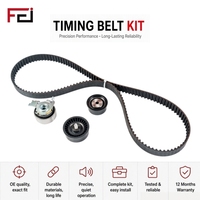 Kit de courroie de distribution de haute qualité de la marque FEI, en acier et caoutchouc, pour Opel/Chevrolet/VW, nouveau tendeur K015499XS, garantie de 12 mois