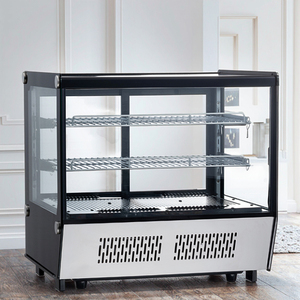 Vetrina per torte da appoggio a temperatura singola commerciale frigorifero ETL CE certificata barre di cibi freddi refrigeratore di vetro forno - Product Image 3