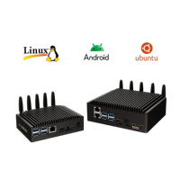 Dispositivo con IA RK3568, Mini PC sin Ventilador, Computadora Robusta de Grado Industrial, Caja Inteligente con IA, Sistema Operativo Android 11, Gateway de Computación de Borde