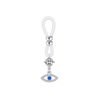 Nouvelle pince à téton réglable en silicone sans perçage, avec anneau de suspension ludique, pour cadeau quotidien
