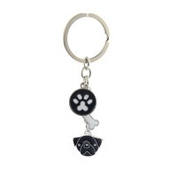 50 Porte-clés chien Golden Retriever, Porte-clés animal de compagnie, Cadeau promotionnel, Porte-clés transfrontalier
