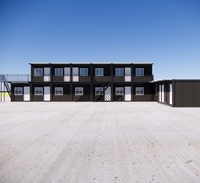 Maison de travail préfabriquée modulaire personnalisée, système de construction modulaire, camping de travail, maison préfabriquée en conteneur