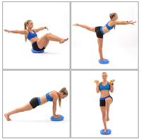Disque d'équilibre gonflable pour genoux et chevilles, coussin d'équilibre, planche de yoga, coussin de fitness