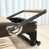 Fabricant de machine de Pilates Reformer en contreplaqué avec système de tour et barre de repose-pieds réglable pour studio et usage domestique