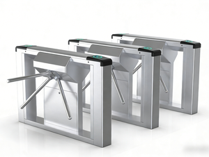 HPT-YD1001-D इलेक्ट्रिक थ्री-रोल गेट किफायती सस 201 स्टेनलेस स्टील ट्रिपोड टर्नस्टिल हाई स्पीड स्मार्ट एक्सेस कंट्रोल फेस - Product Image 4