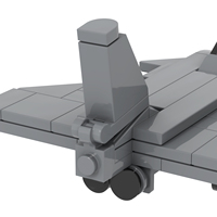 Kit de construction de briques MOC Scène Militaire Avion de Chasse Dassault Rafale Modèle DIY Jouets Créatifs pour Enfants MOC5121