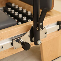 Modulares Design Holz-Pilates-Gerät mit Vollausstattung Fortschrittliche Fertigungstechnologie Ahorn-Pilates-Reformer für Mehr Trainingspositionen