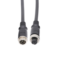 Connecteur d'aviation électrique universel GX12 2 broches 0.5mm /20AWG connecteur LED de câble en PVC sur le type de moule prise cc mâle à femelle