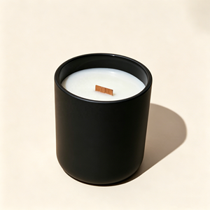 <span class=keywords><strong>Portacandele</strong></span> in <span class=keywords><strong>Vetro</strong></span> Nero Opaco Trasparente di Alta Qualità, Vuoto, da 7oz, 9oz, 12oz, con Coperchio per la Creazione di Candele - Vendita all'Ingrosso - Product Image 4